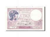 France, 5 Francs, 1937-1939, KM:83, 1940-11-28, EF(40-45), Fayette:4.15