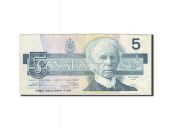 Canada, 5 Dollars, 1986-1991, KM:95b, 1986, VF(20-25)