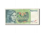 Yugoslavia, 50,000 Dinara, 1985-1989, 1988-05-01, KM:96, VG(8-10)