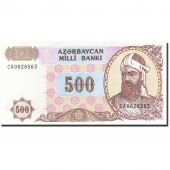 Azerbadjan, 500 Manat, 1994-1995, KM:19b, Undated (1993), NEUF