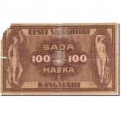 Estonia, 100 Marka, 1919-1920, 1919, KM:48b, VG(8-10)