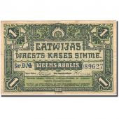 Latvia, 1 Rublis, 1919, 1919, KM:2a, TB