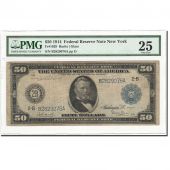 tats-Unis, Fifty Dollars, 1914, KM:740, 1914, Grade, PMG, 6009133-001, TB