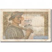 France, 10 Francs, 1941, KM:99d, 1943-03-25, VF(20-25), Fayette:8.8