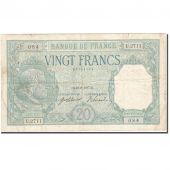 France, 20 Francs, 1916, 1917-08-10, KM:74, TB, Fayette:11.2