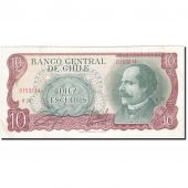 Chile, 10 Escudos, 1967-1976, KM:142Aa, TTB