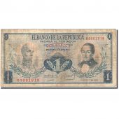 Colombie, 1 Peso Oro, 1959-1960, KM:404e, 1971-08-07, TB