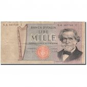 Italy, 1000 Lire, 1969-1971, KM:101a, 1969-03-25, VF(20-25)