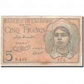 Algeria, 5 Francs, 1944-1945, KM:94a, 1944-02-08, B+
