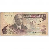 Tunisie, 5 Dinars, 1973, KM:71, 1973-10-15, TB