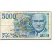 Israel, 5000 Sheqalim, 1978-1984, KM:50a, 1984, VF(20-25)