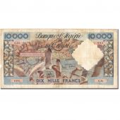 Algeria, 10,000 Francs, 1949-1955, 1955-12-02, KM:110, VF(20-25)