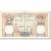 France, 1000 Francs, 1927, 1936-10-08, KM:79c, TB+