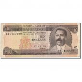 Barbados, 10 Dollars, 1986, Undated (1986), KM:35a, TB