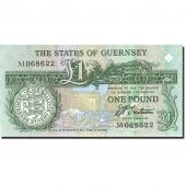 Guernsey, 1 Pound, 1990-1991, Undated (1991), KM:52b, NEUF