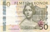 Sweden, 50 Kronor, 1991-1996, 2003, KM:62b, VF(30-35)