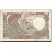France, 50 Francs, 1941, KM:93, 1942-02-05, VF(20-25), Fayette:19.19