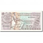 Burundi, 50 Francs, 1975-1978, 1988-05-01, KM:28c, TTB