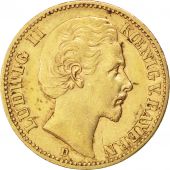Allemagne, Bavire, Louis II, 20 Mark 1872 Munich, KM 894