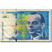 France, 50 Francs, 50 F 1992-1999 St Exupry, 1992, 1996, B+, Fayette:73.2