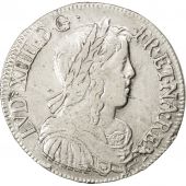 Louis XIV, 1/2 Ecu  la mche longue 1651 La Rochelle, KM 164.9
