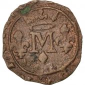 DOMBES (Principaut), Marie De Montpensier, Liard frapp  Trvoux, Boudeau 1077