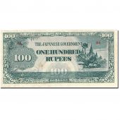 Banknote, Burma, 100 Rupees, 1944, Undated (1944), KM:17a, UNC(60-62)