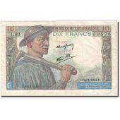 France, 10 Francs, 1941-1949 Mineur, 1941, 1944-01-20, AU(50-53) KM:99c