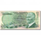 Banknote, Turkey, 10 Lira, 1966-1969, 1966-07-04, KM:180, AU(50-53)