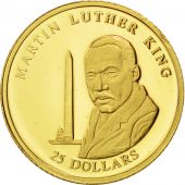 Liberia, Rpublique, 25 Dollars Martin Luther King 2001, KM 995