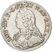 Louis XV, Ecu aux branches d'olivier 1727 Tours, KM 486.7