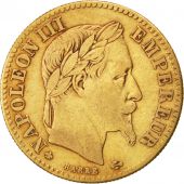 Second Empire, 10 Francs or Napolon III tte laure 1862 Paris, KM 800.1
