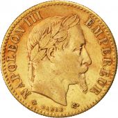 Second Empire, 10 Francs or Napolon III tte laure 1862 Paris, KM 800.1