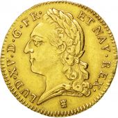 Louis XV, Double Louis d'or  la vieille tte 1772 Limoges, KM 557.3