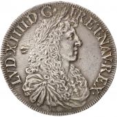 Louis XIV, Ecu au buste juvnile second poinon 1665 Bayonne, KM 214.2