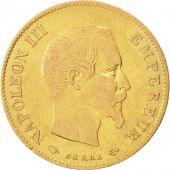 Second Empire, 10 Francs or Napolon III tte nue 1859 Paris, KM 784.3