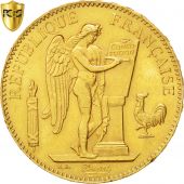 IIIme Rpublique, 100 Francs or Gnie 1885 Paris, PCGS MS61, KM 832