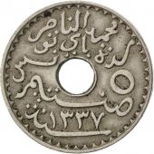 Tunisie, Mohamed En-Naceur Bey, 5 Centimes 1919, KM 242