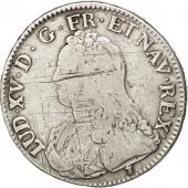 Louis XV, Ecu aux branches d'olivier 1734 Rennes, KM 486.26