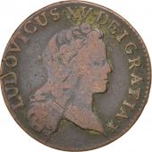 Louis XV, 1/2 Sol au buste enfantin 1720 Metz, KM 451.2