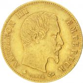 Second Empire, 5 Francs or Napolon III tte nue 1860 Paris abeille, KM 787.1