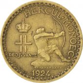 Monaco, Louis II, 1 Franc 1924 Poissy, KM 111