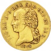 Italie, Sardaigne, Victor Emmanuel I, 20 Lire 1818 Turin, KM 114
