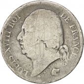 Louis XVIII, 2 Francs 1824 Toulouse, KM 710.8