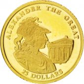 Liberia, Rpublique, 25 Dollars Alexandre Le Grand, 2001
