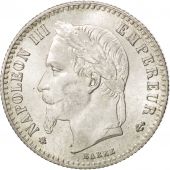 Second Empire, 50 Centimes Napolon III tte laure 1867 Paris, KM 814.1