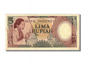 Indonsie, 5 Rupiah type 1958