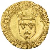 Francis I, golden Ecu with small cross, Montpellier
