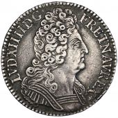 Louis XIV, Demi Ecu with three crowns