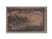 Congo Belge, 10 Francs type 1941-50, Quatrime mission - 1944